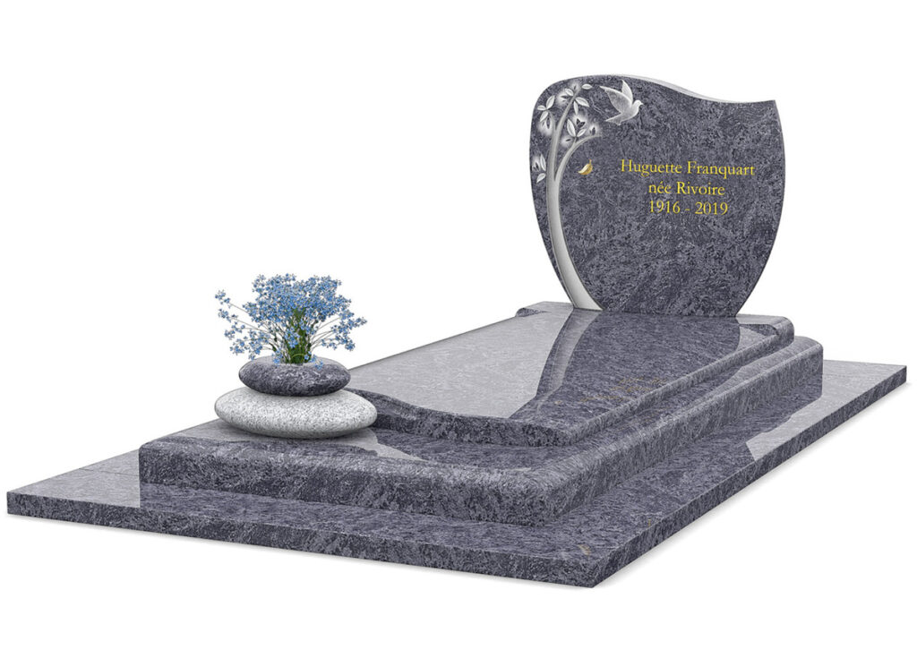 pierre tombale gpg 288 en vizag blue