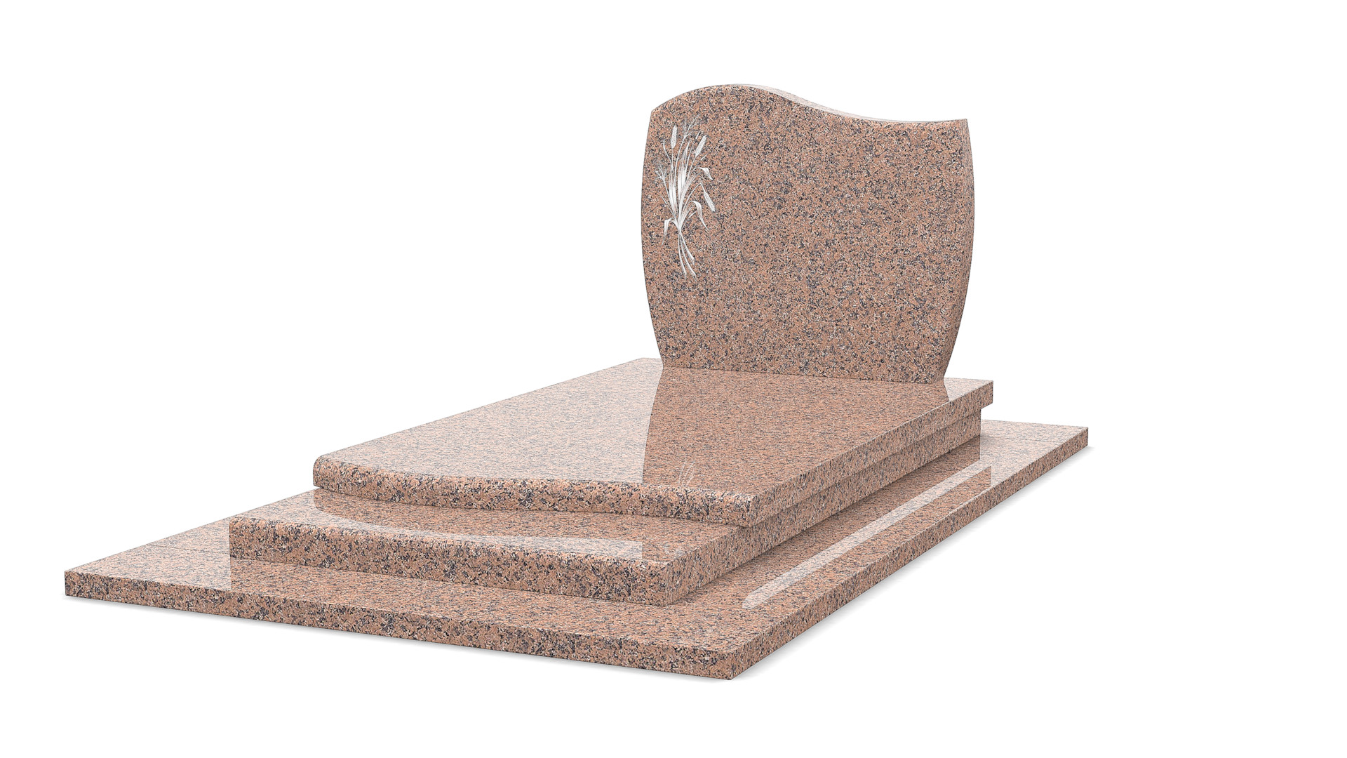 Pierre Tombale Granit Rose De Bretagne