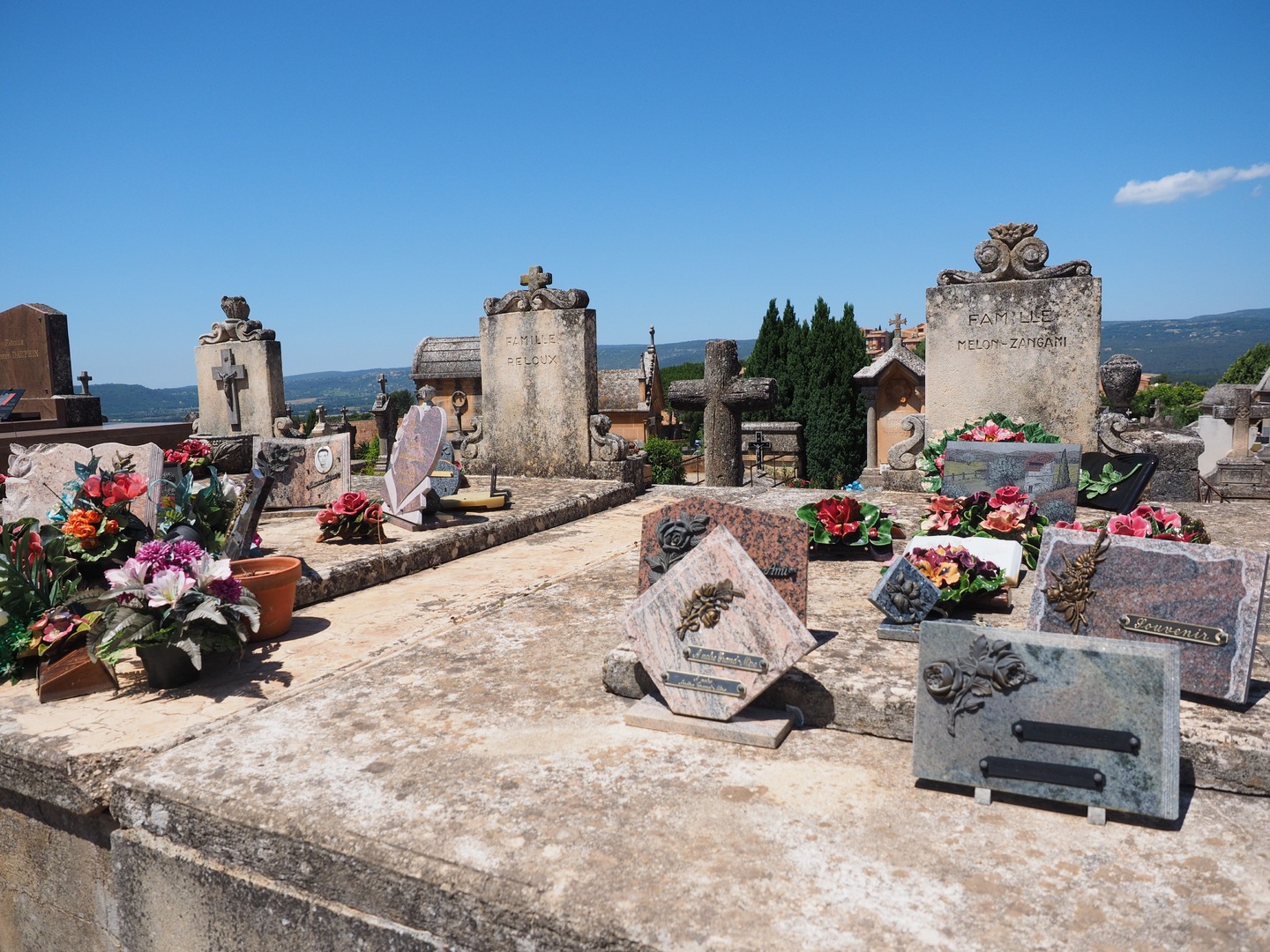 Plaques funéraires, ornement en granit pour tombe indémodable