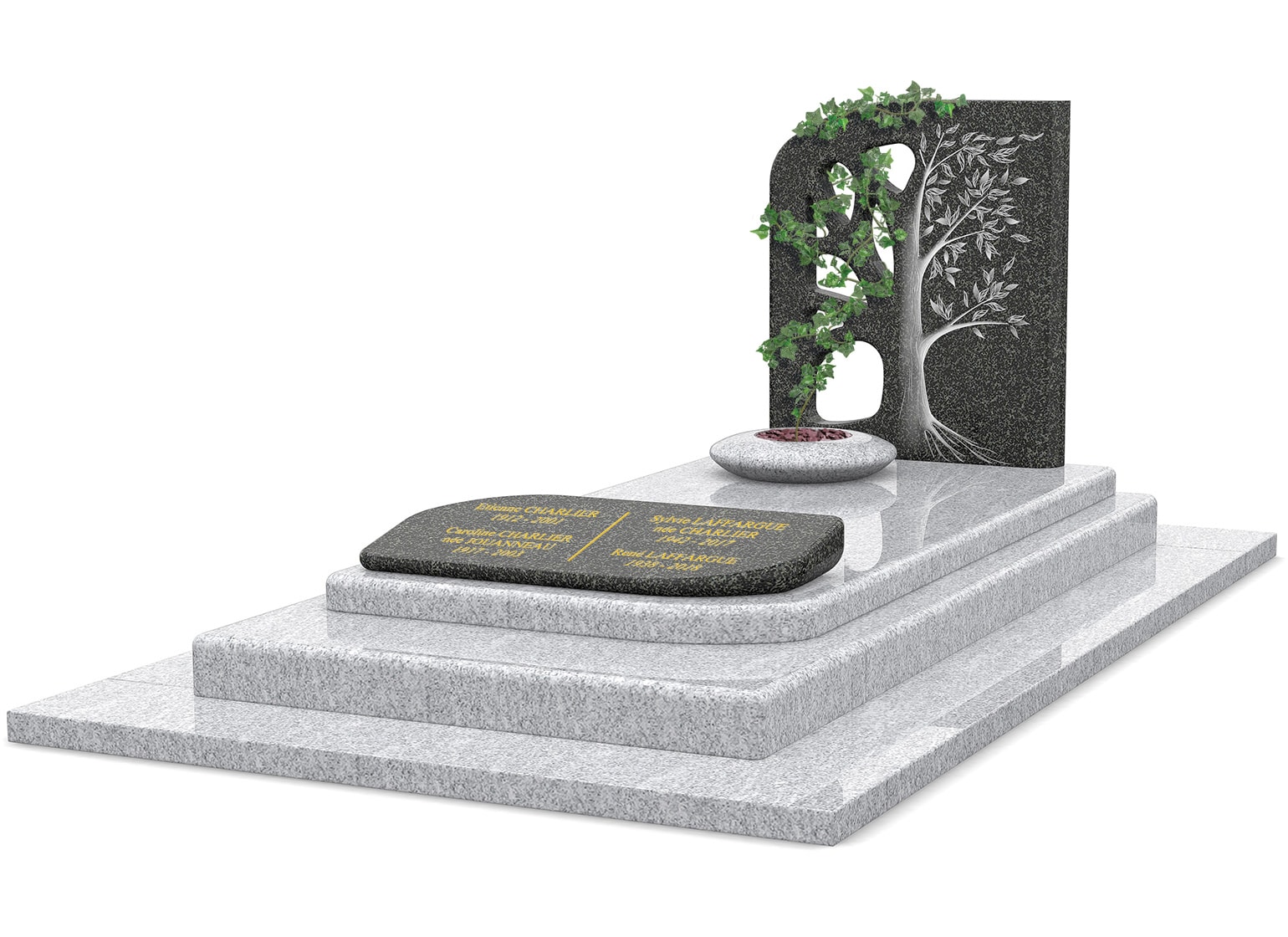 Prix Dun Monument Funeraire En Granit Monument funéraire avec arbre GPG 437/I | GPG Granit
