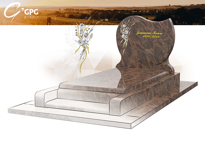 Illustration •Zoom sur un monument funéraire traditionnel : le GPG 160 ST T7