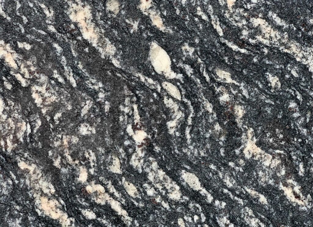 granit noir écume