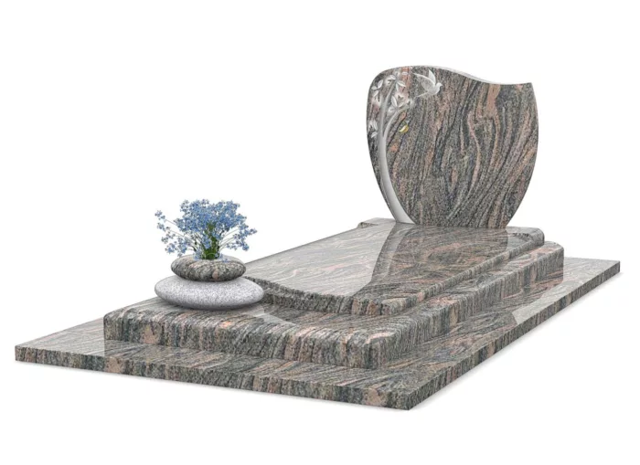 pierre tombale en granit himalaya tara