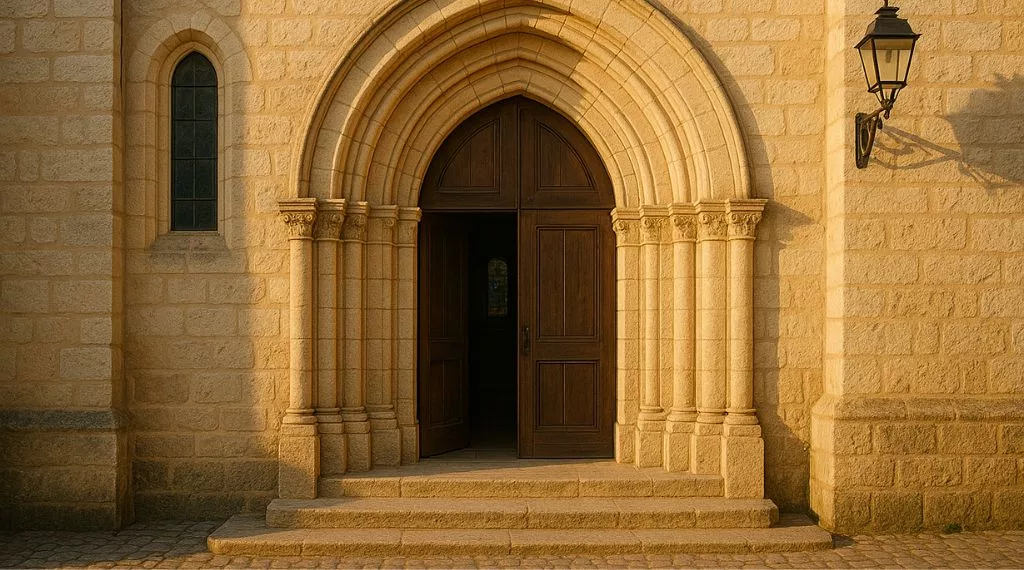 Parvis eglise