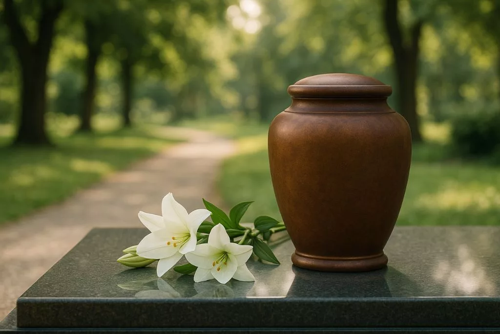 Urne Avec Fleur Foret