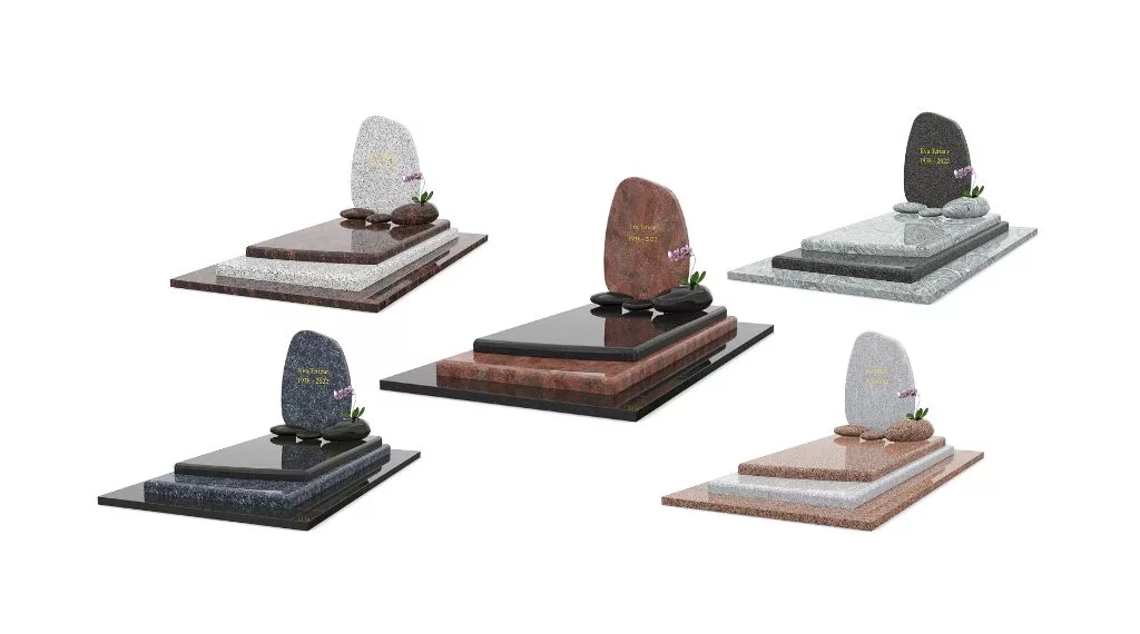 monuments bicolore couleurs granits